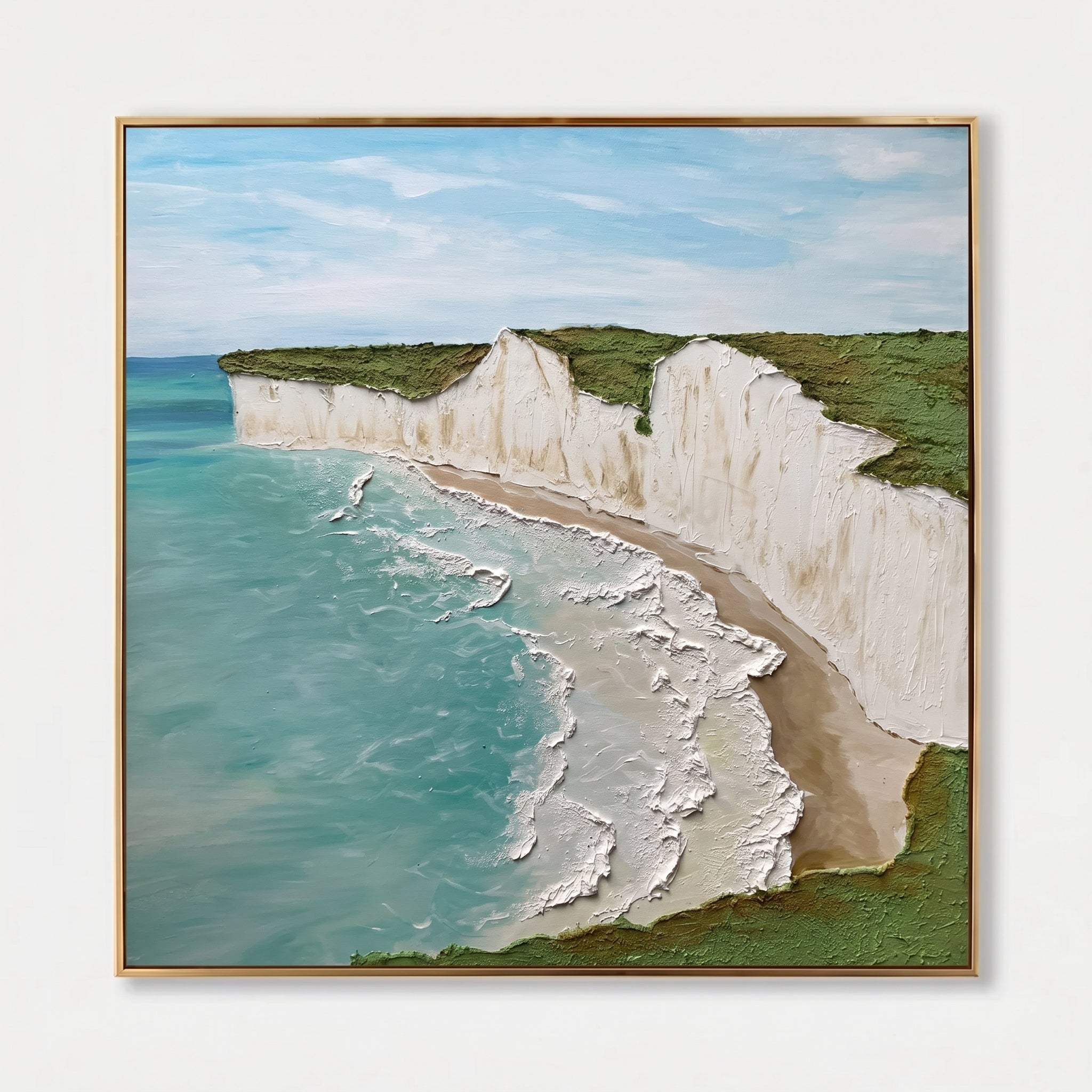Sculptural Impasto Landscape Wall Art CY0177 - Viral Wall Art